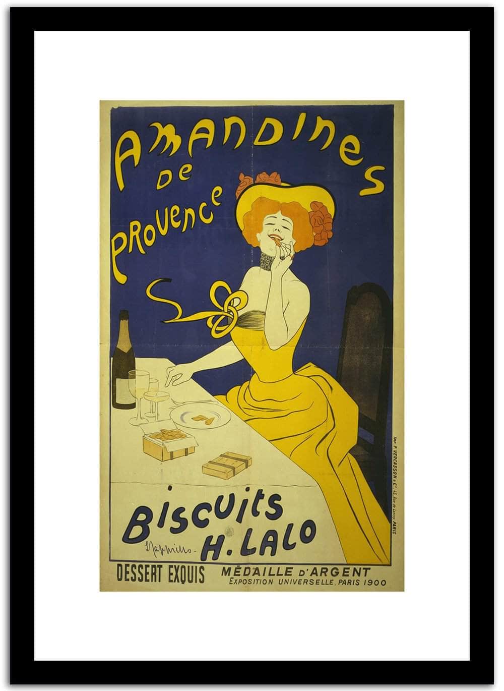 Amandines  Vintage Poster Fine Art Print