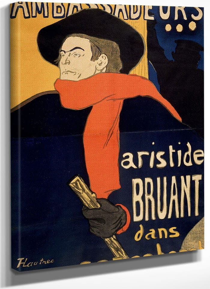 Ambassadeurs Aristide Bruant By Henri Marie Raymond De Toulouse Lautrec Monfa Fine Art Print