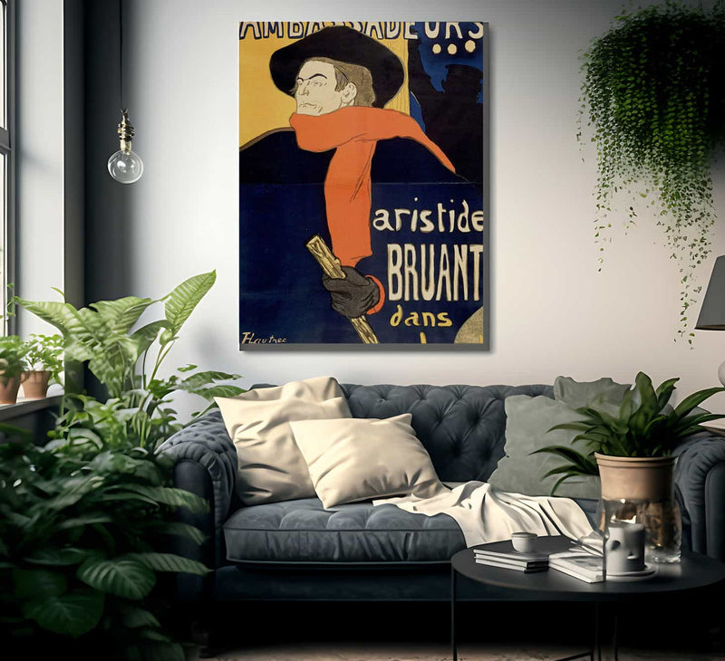 Ambassadeurs Aristide Bruant By Henri Marie Raymond De Toulouse Lautrec Monfa Fine Art Print