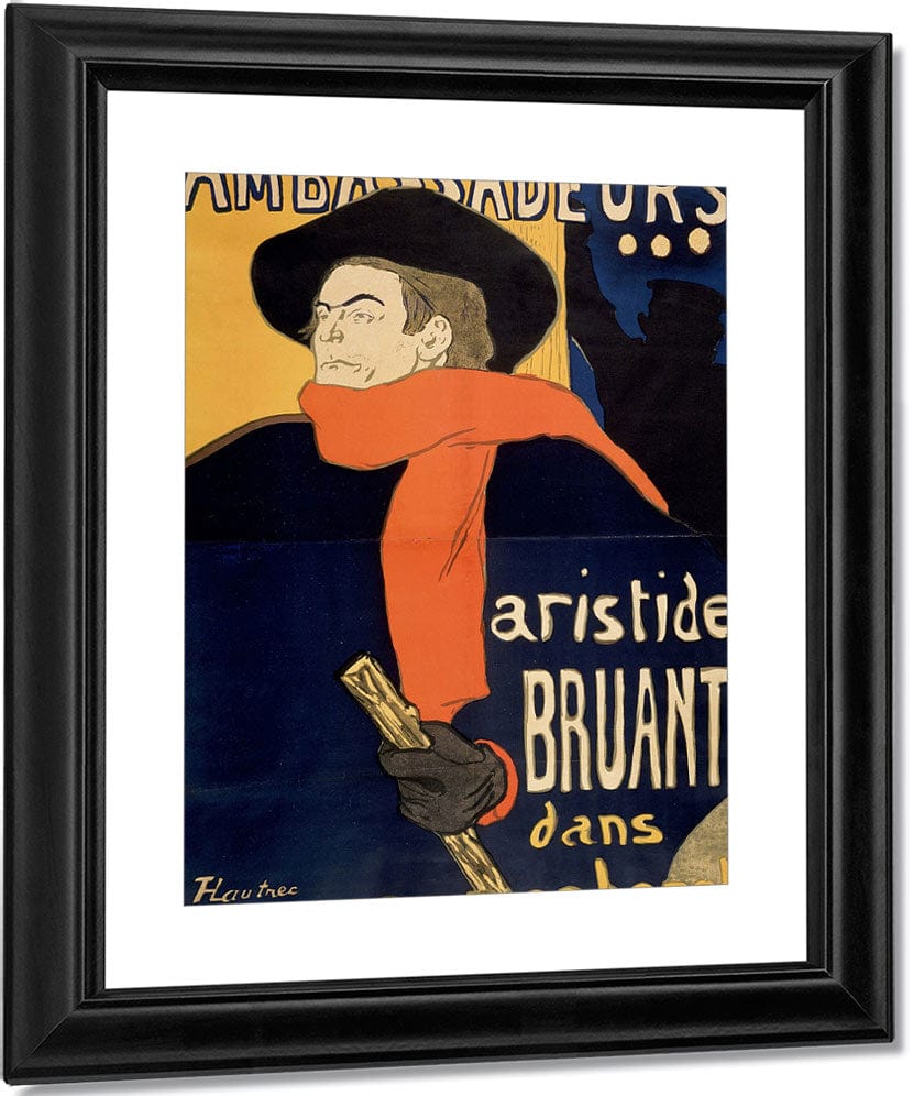 Ambassadeurs Aristide Bruant By Henri Marie Raymond De Toulouse Lautrec Monfa Fine Art Print