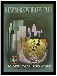 America Airlines  Vintage Postera Fine Art Print