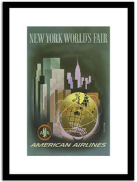 America Airlines  Vintage Postera Fine Art Print