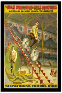 America Greatest Shows Consolidated  Vintage Circus Poster Fine Art Print