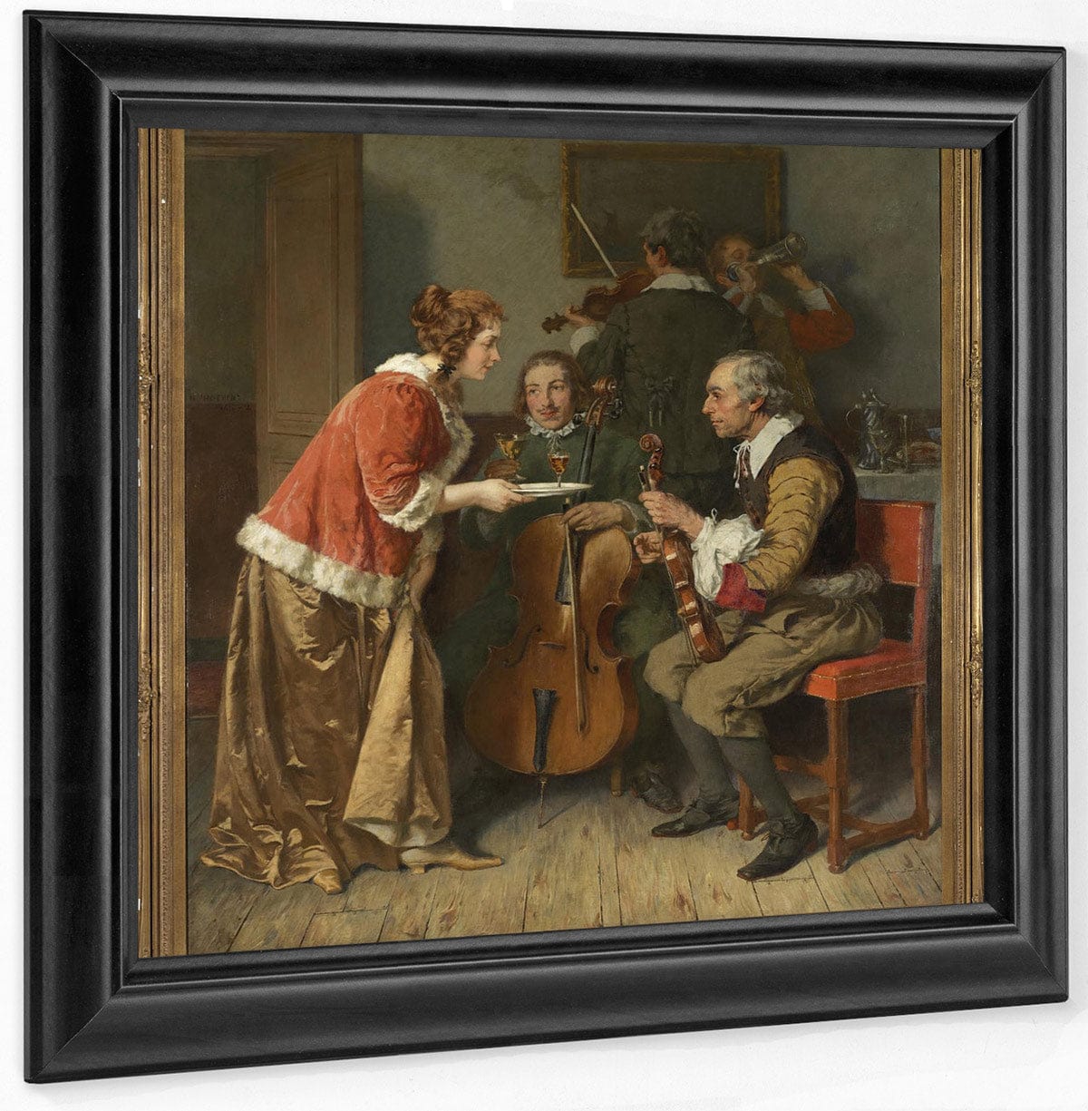 American By Walter Macewen Fine Art Print