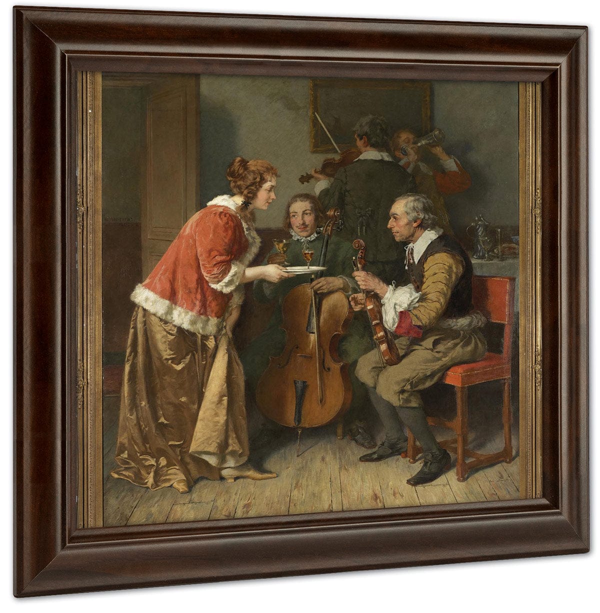 American By Walter Macewen Fine Art Print