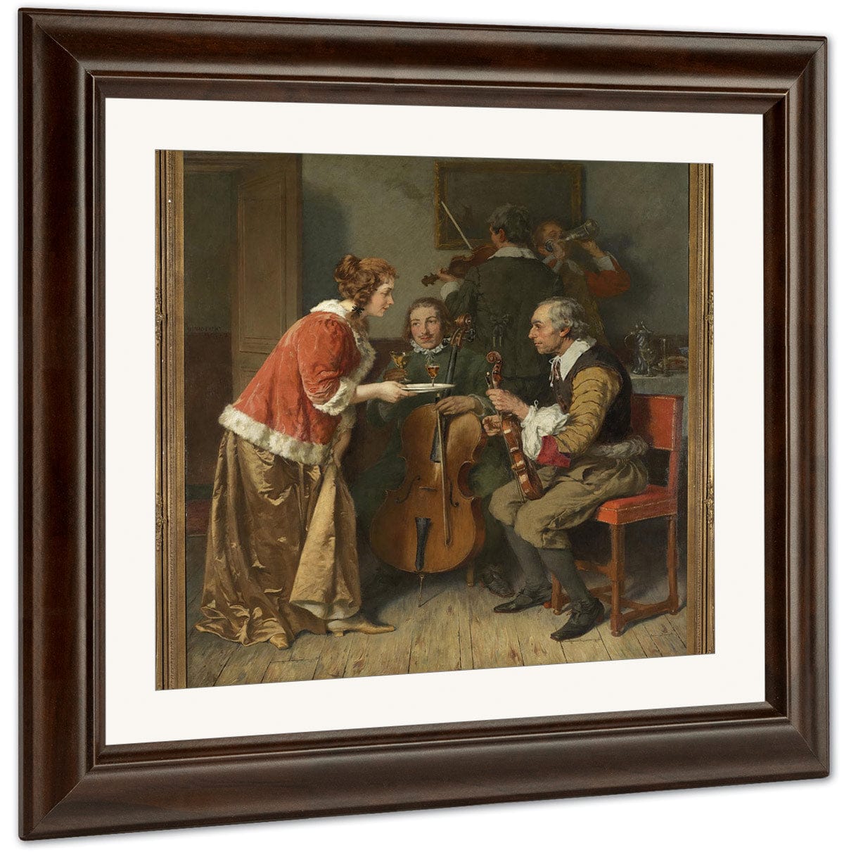 American By Walter Macewen Fine Art Print