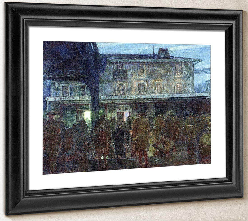 American Red Cross Canteen, Toul, France, World War I By Henry Ossawa Tanner Fine Art Print