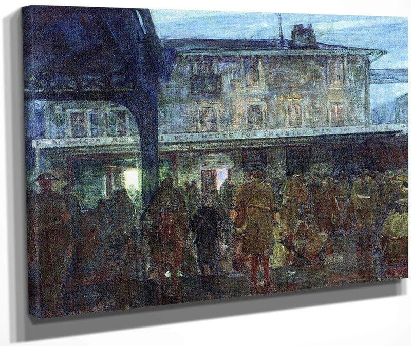 American Red Cross Canteen, Toul, France, World War I By Henry Ossawa Tanner Fine Art Print