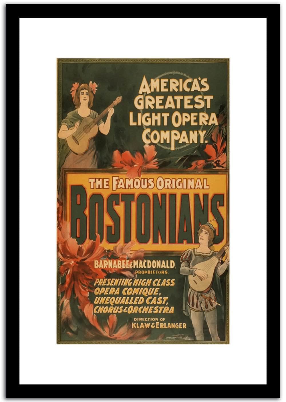 Americas Greatest Light Operra Companny Fine Art Print