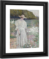 Among The Lilies By William J. Forsyth Fine Art Print
