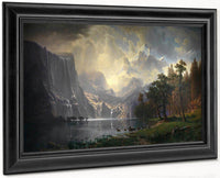 Among The Sierra Nevada, California By Albert Bierstadt Fine Art Print