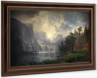 Among The Sierra Nevada, California By Albert Bierstadt Fine Art Print