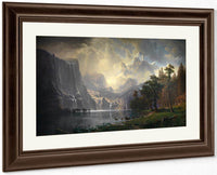 Among The Sierra Nevada, California By Albert Bierstadt Fine Art Print