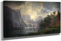 Among The Sierra Nevada, California By Albert Bierstadt Fine Art Print
