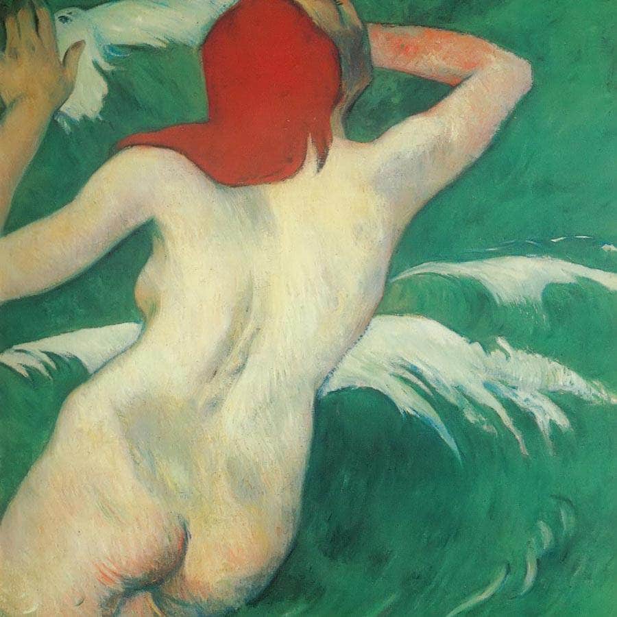 Among The Waves ( Ondine) By Paul Gauguin Fine Art Print