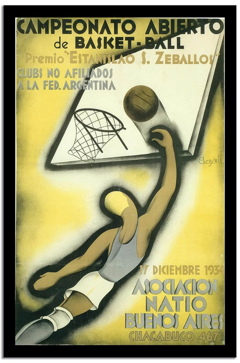 Ampeonato  Vintage Poster Fine Art Print