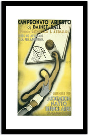 Ampeonato  Vintage Poster Fine Art Print