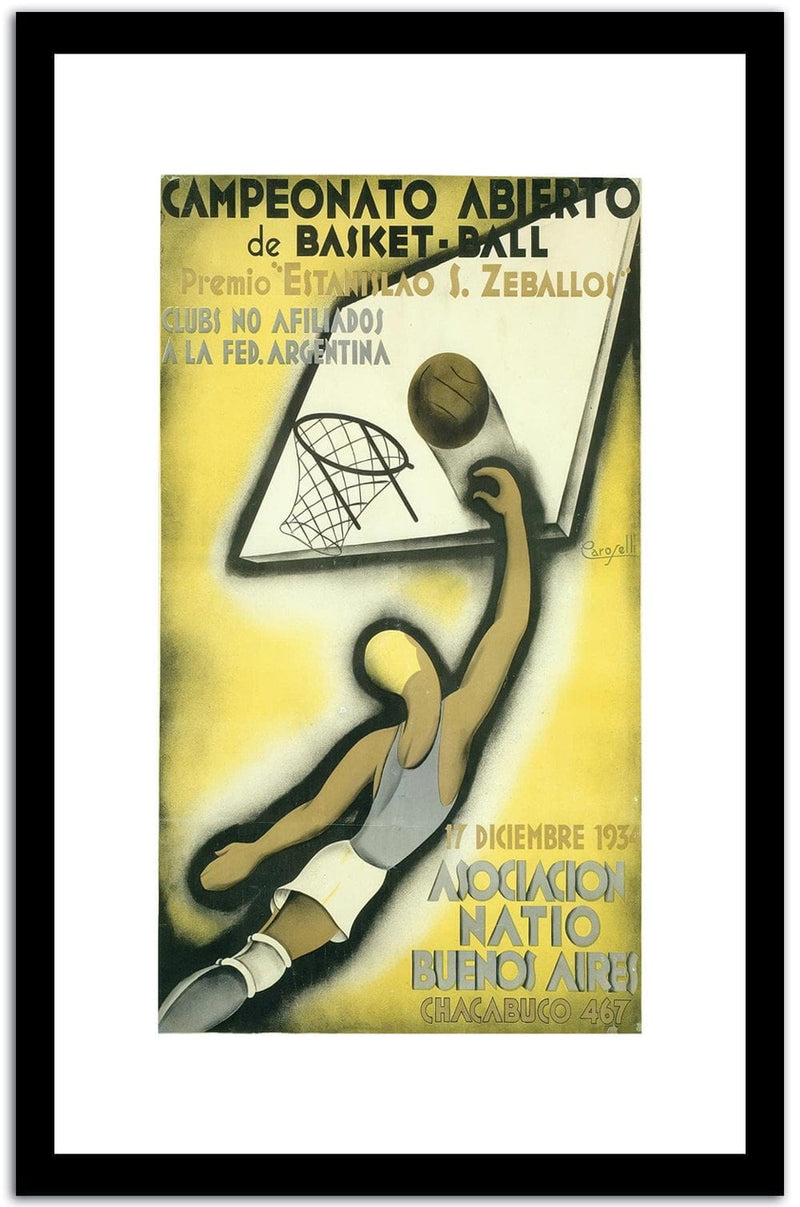 Ampeonato  Vintage Poster Fine Art Print