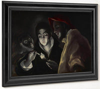 An Allegory [Fabula] By El Greco Fine Art Print