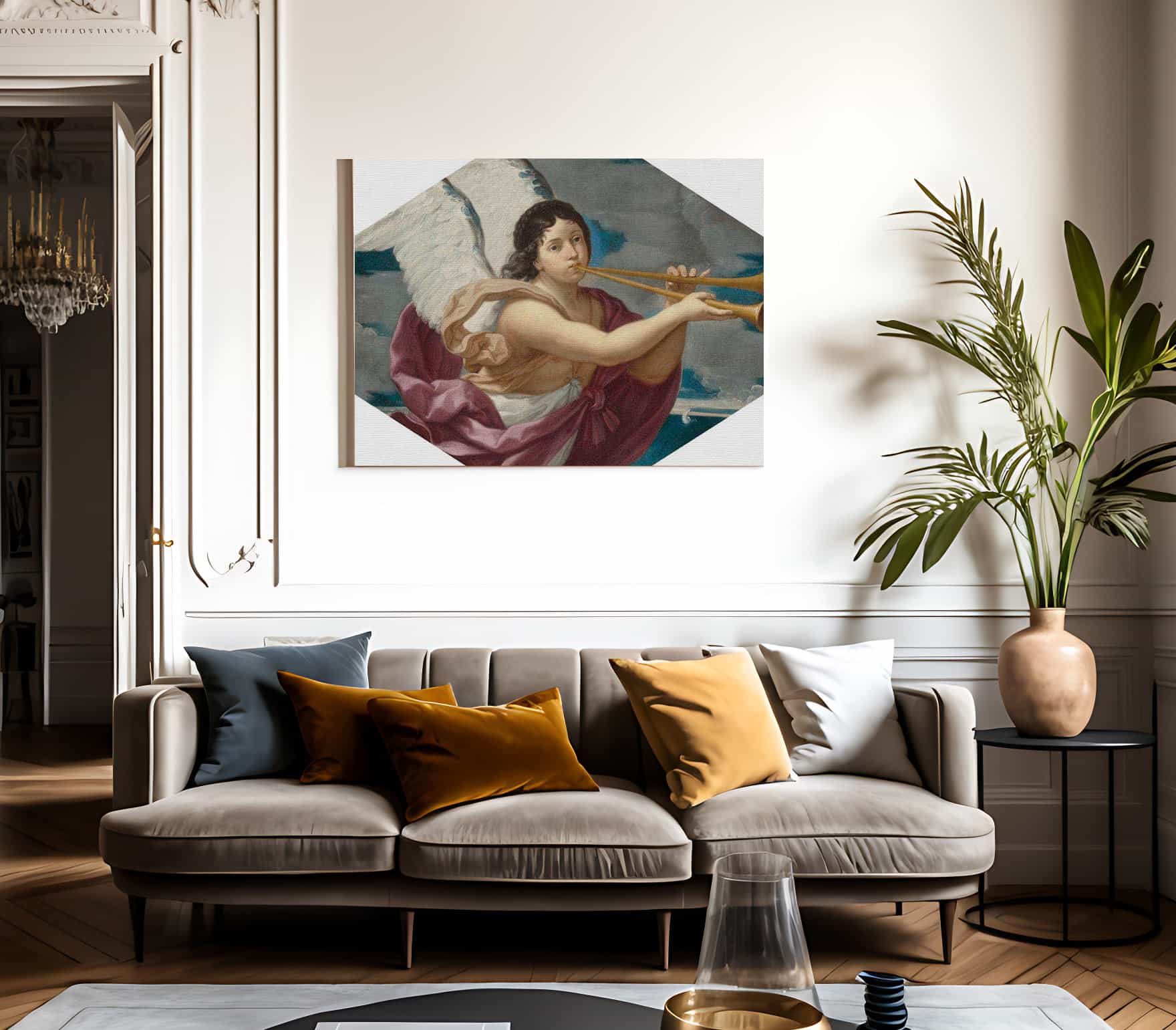 An Allegory Of Fame 1657 By Elisabetta Sirani Fine Art Print