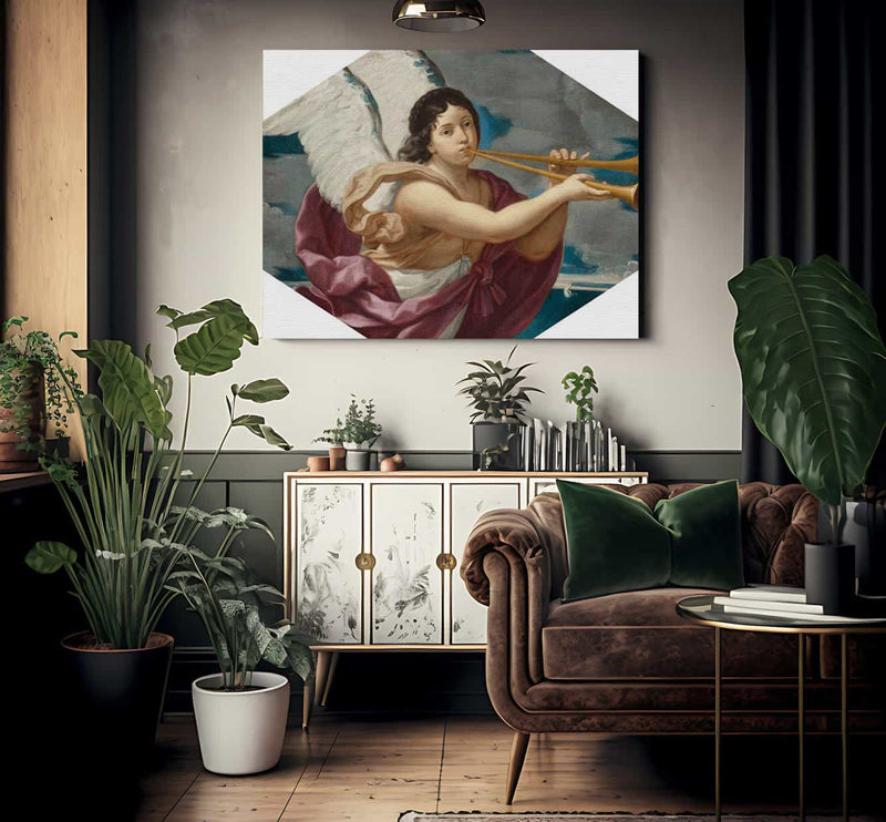 An Allegory Of Fame 1657 By Elisabetta Sirani Fine Art Print