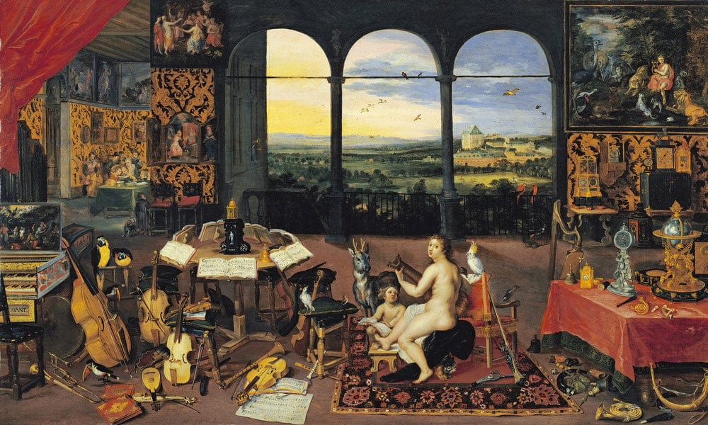 An Allegory Of Hearing By Jan Brueghel The Elder Fine Art Print