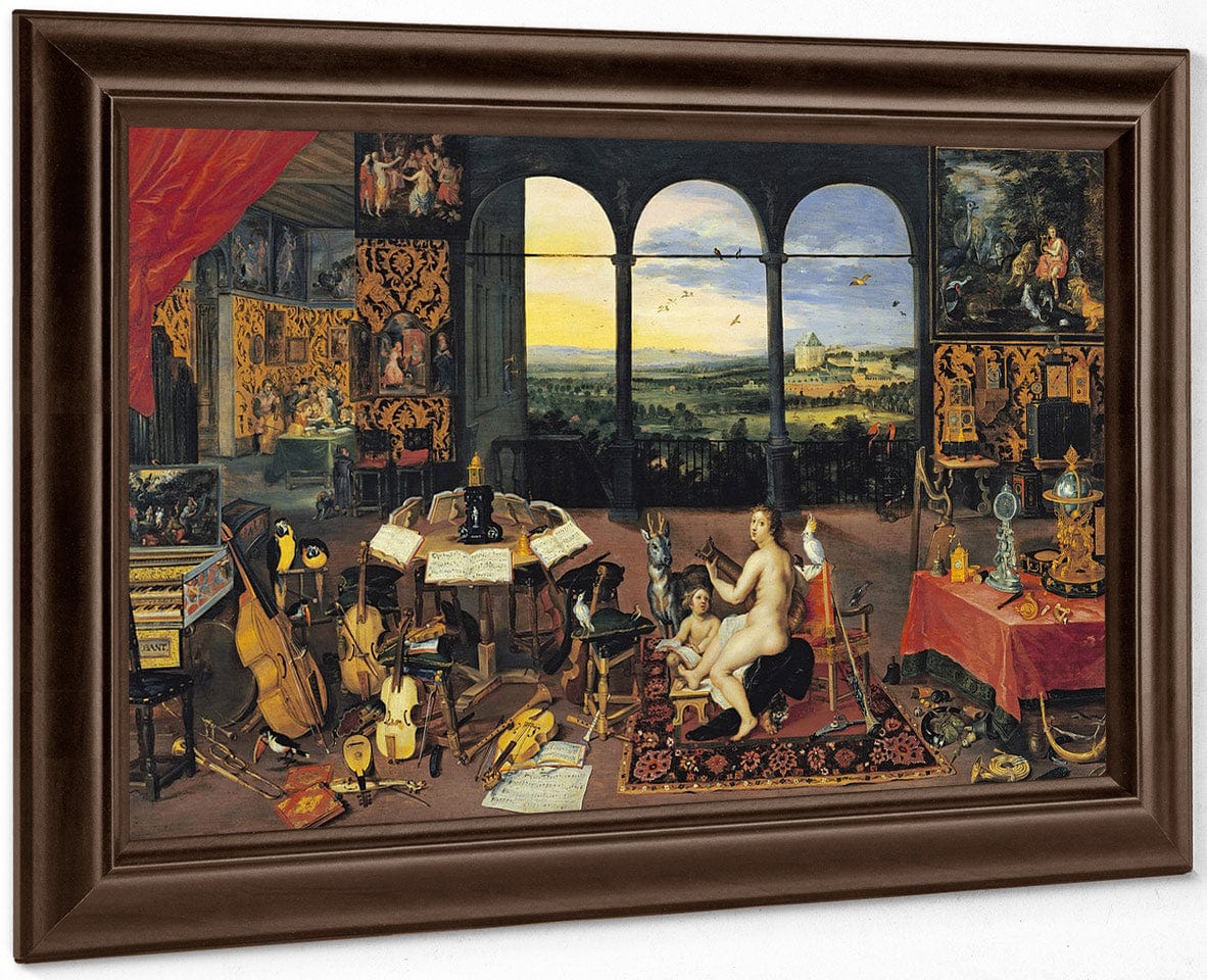 An Allegory Of Hearing By Jan Brueghel The Elder Fine Art Print