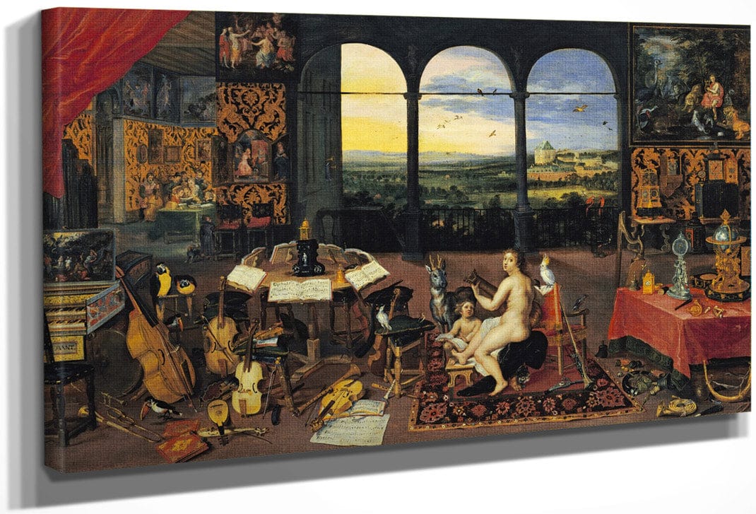 An Allegory Of Hearing By Jan Brueghel The Elder Fine Art Print