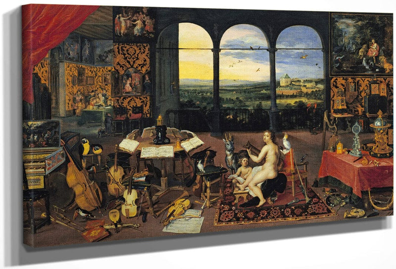 An Allegory Of Hearing By Jan Brueghel The Elder Fine Art Print