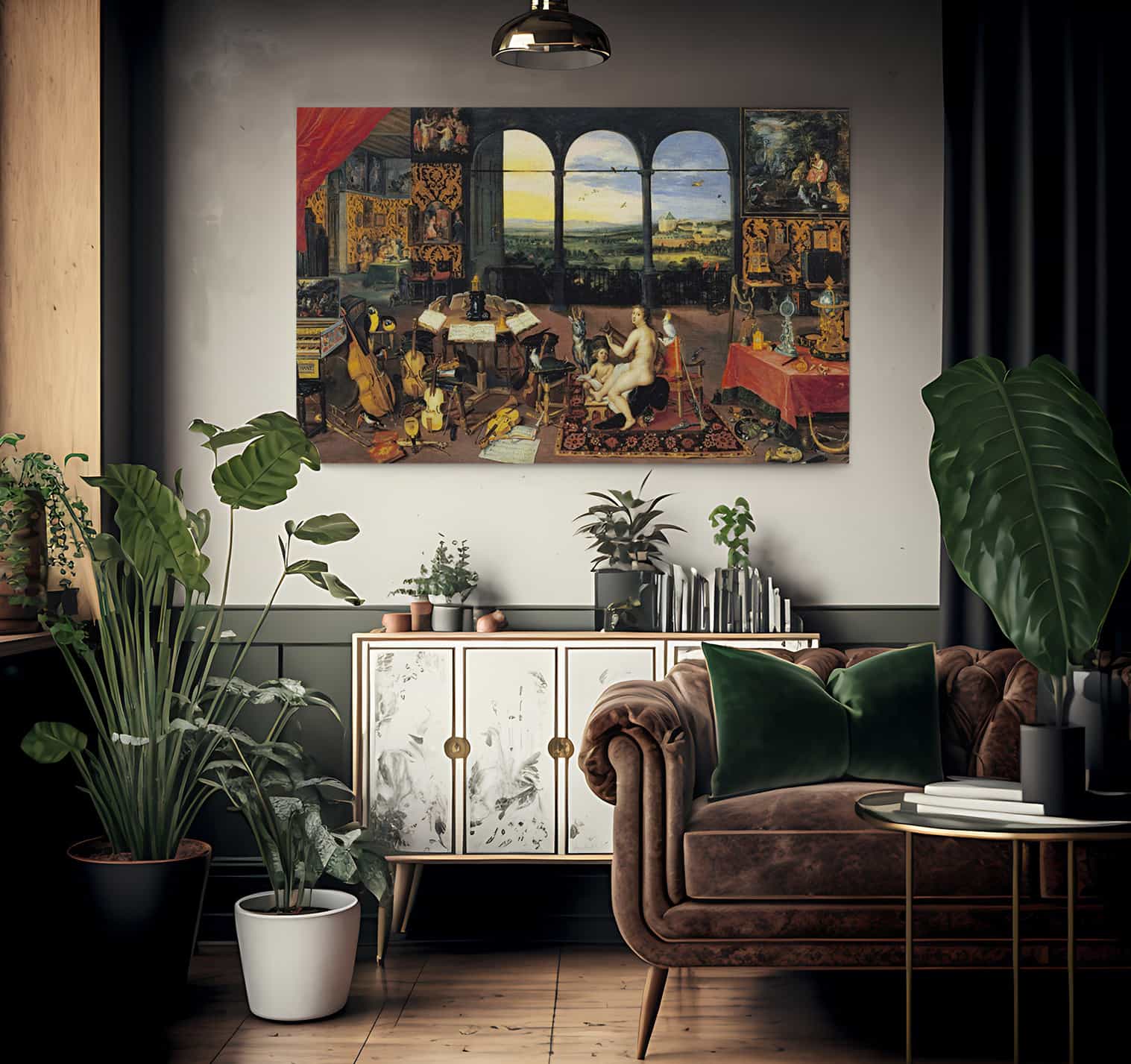 An Allegory Of Hearing By Jan Brueghel The Elder Fine Art Print