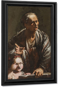 An Allegory Of Wisdom And Ignorance By Jusepe De Ribera Fine Art Print