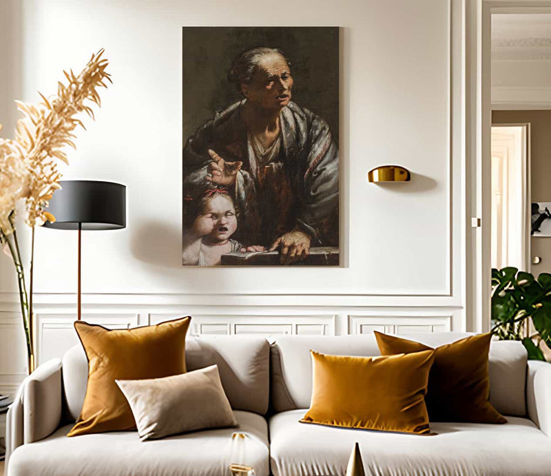 An Allegory Of Wisdom And Ignorance By Jusepe De Ribera Fine Art Print