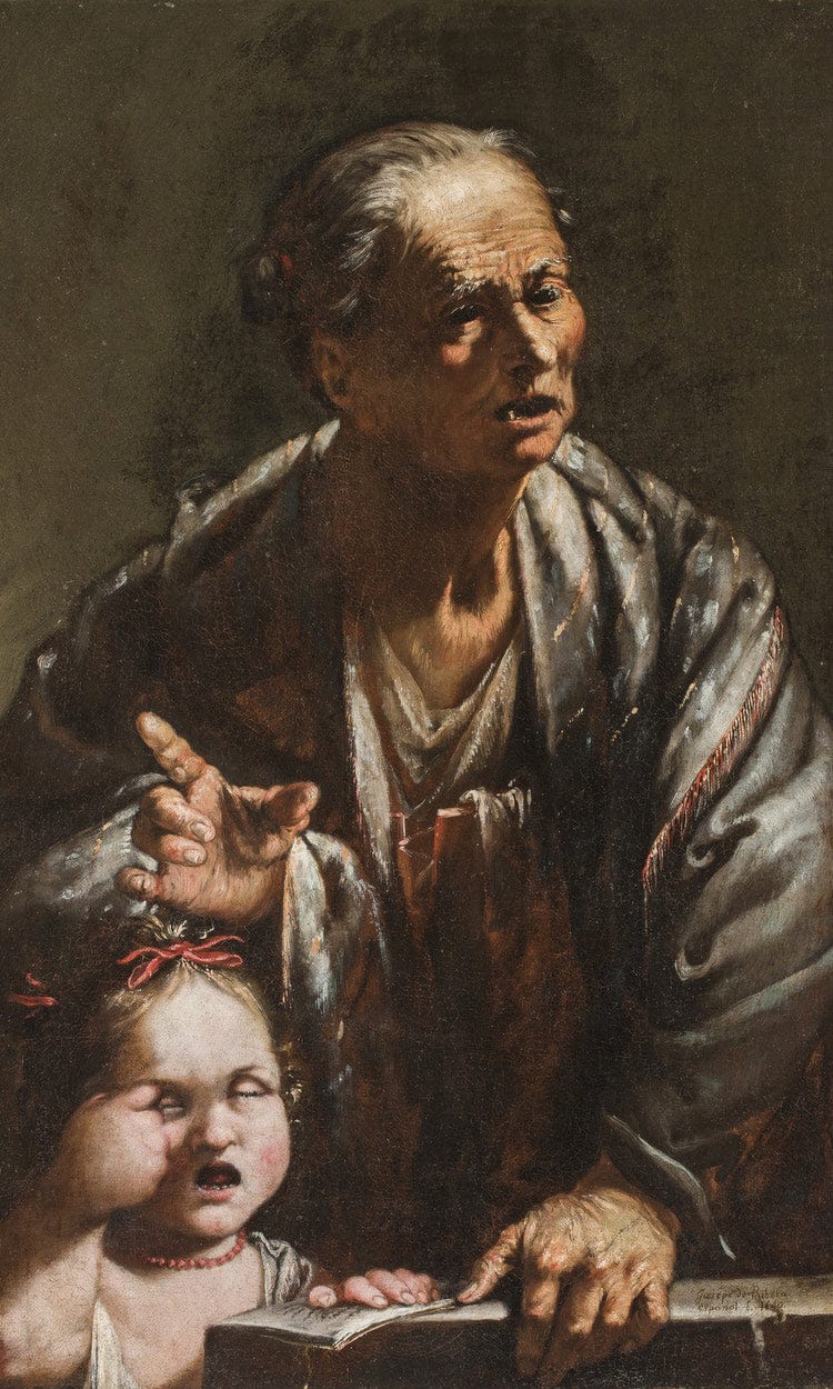 An Allegory Of Wisdom And Ignorance By Jusepe De Ribera Fine Art Print