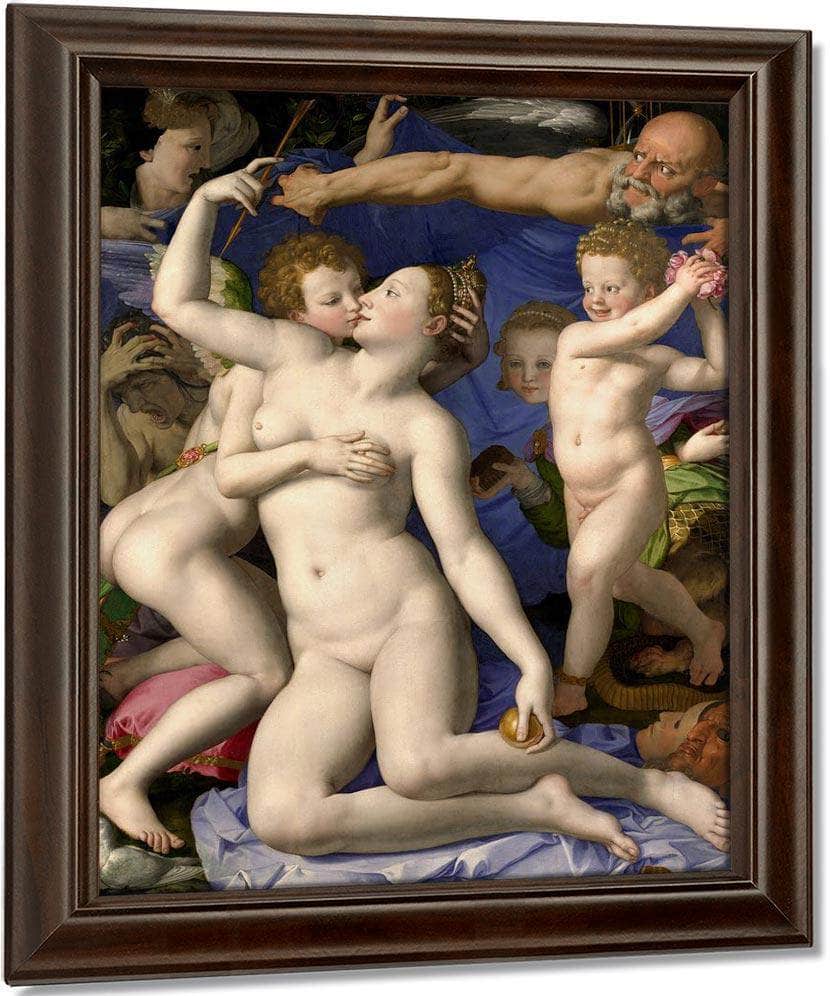 An Allegory With Venus And Cupid 1545 Mannerism   National Gallery Uk Medium By Agnolo Bronzino Fine Art Print