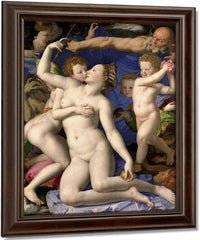 An Allegory With Venus And Cupid 1545 Mannerism   National Gallery Uk Medium By Agnolo Bronzino Fine Art Print