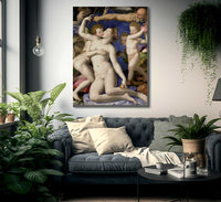 An Allegory With Venus And Cupid 1545 Mannerism   National Gallery Uk Medium By Agnolo Bronzino Fine Art Print