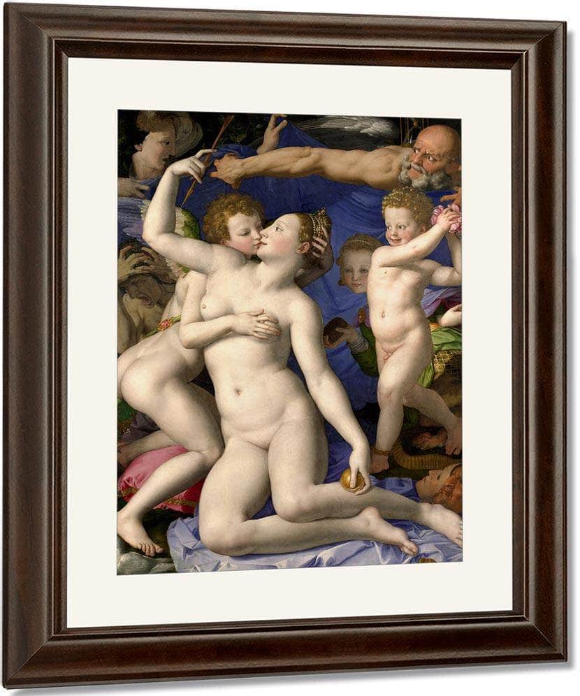 An Allegory With Venus And Cupid 1545 Mannerism   National Gallery Uk Medium By Agnolo Bronzino Fine Art Print