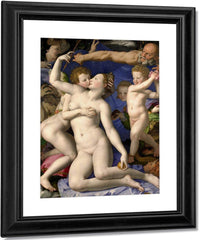 An Allegory With Venus And Cupid 1545 Mannerism   National Gallery Uk Medium By Agnolo Bronzino Fine Art Print