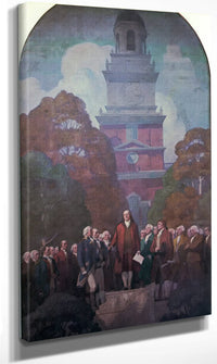 An Apotheosis Of Franklin By NC Wyeth Fine Art Print