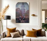 An Apotheosis Of Franklin By NC Wyeth Fine Art Print