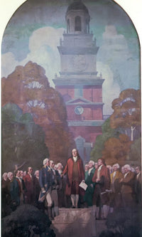 An Apotheosis Of Franklin By NC Wyeth Fine Art Print