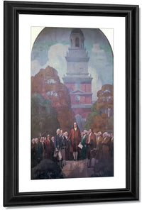 An Apotheosis Of Franklin By NC Wyeth Fine Art Print