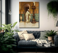 An Arab In A Palace Interior By Rodolphe Ernst Fine Art Print