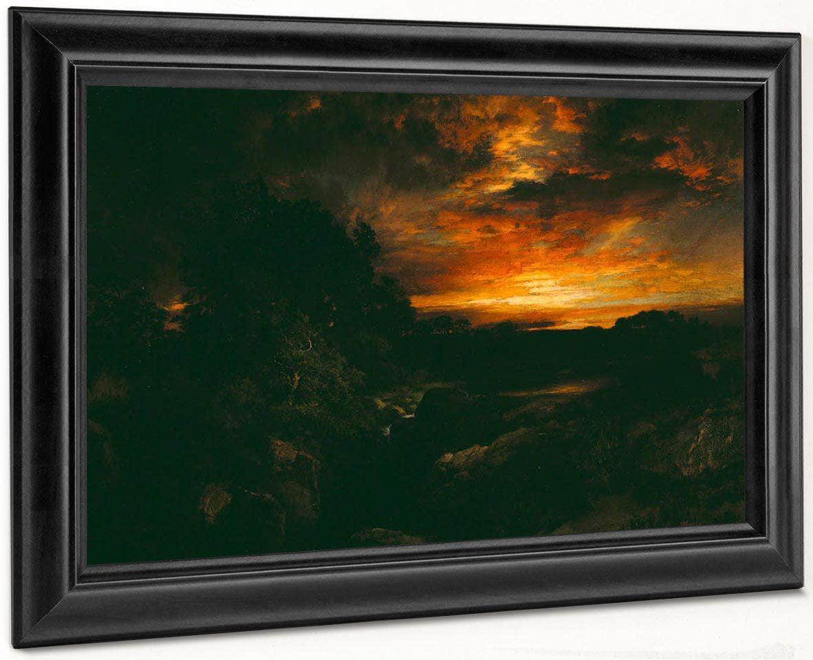An Arizona Sunset Near The Grand Canyon By Thomas Moran Fine Art Print