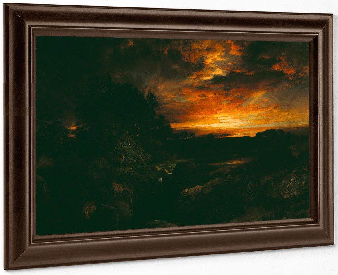 An Arizona Sunset Near The Grand Canyon By Thomas Moran Fine Art Print