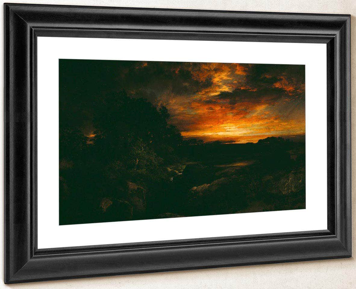 An Arizona Sunset Near The Grand Canyon By Thomas Moran Fine Art Print
