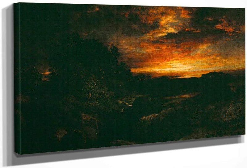An Arizona Sunset Near The Grand Canyon By Thomas Moran Fine Art Print