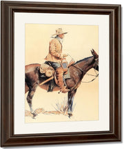 An Army Packer Aka A Regular By Frederic Remington Fine Art Print