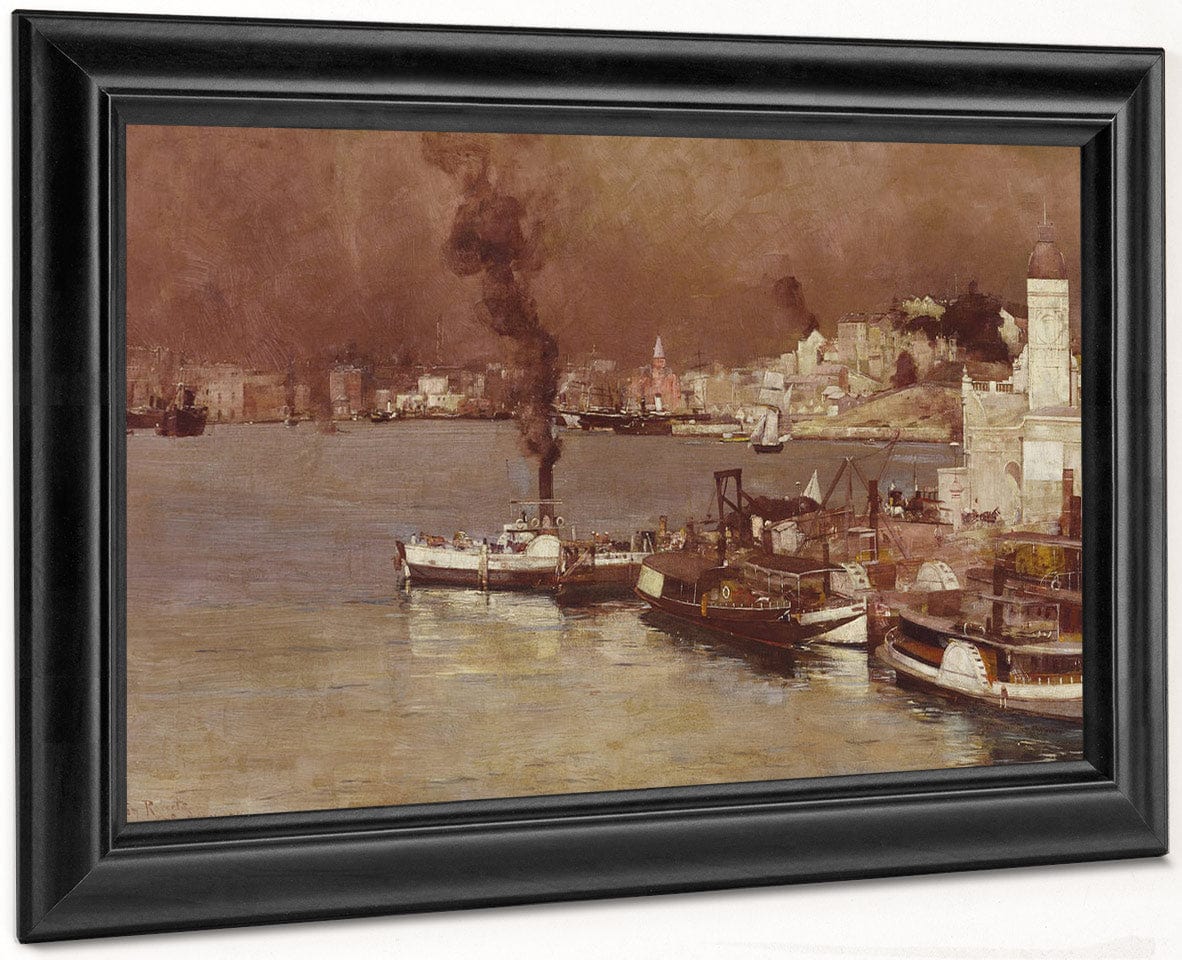 An Autumn Morning, Milson's Point, Sydney By Tom Roberts Fine Art Print