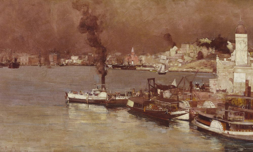 An Autumn Morning, Milson's Point, Sydney By Tom Roberts Fine Art Print
